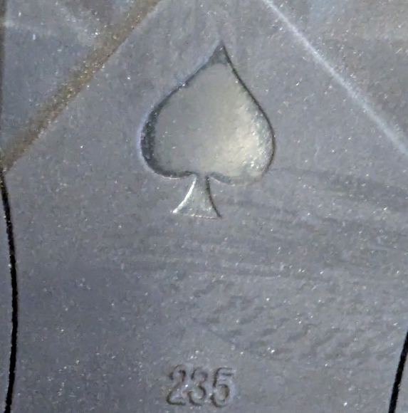 Black Spade Chelsea Boots With Gold Hardware Sz 6.5 /235 Vegan Leather - Picture 4 of 14